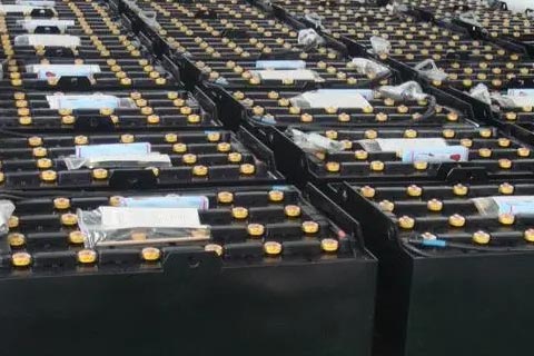 ㊣株洲天元新能源电池回收☯圣普威报废电池回收☯收废旧叉车蓄电池